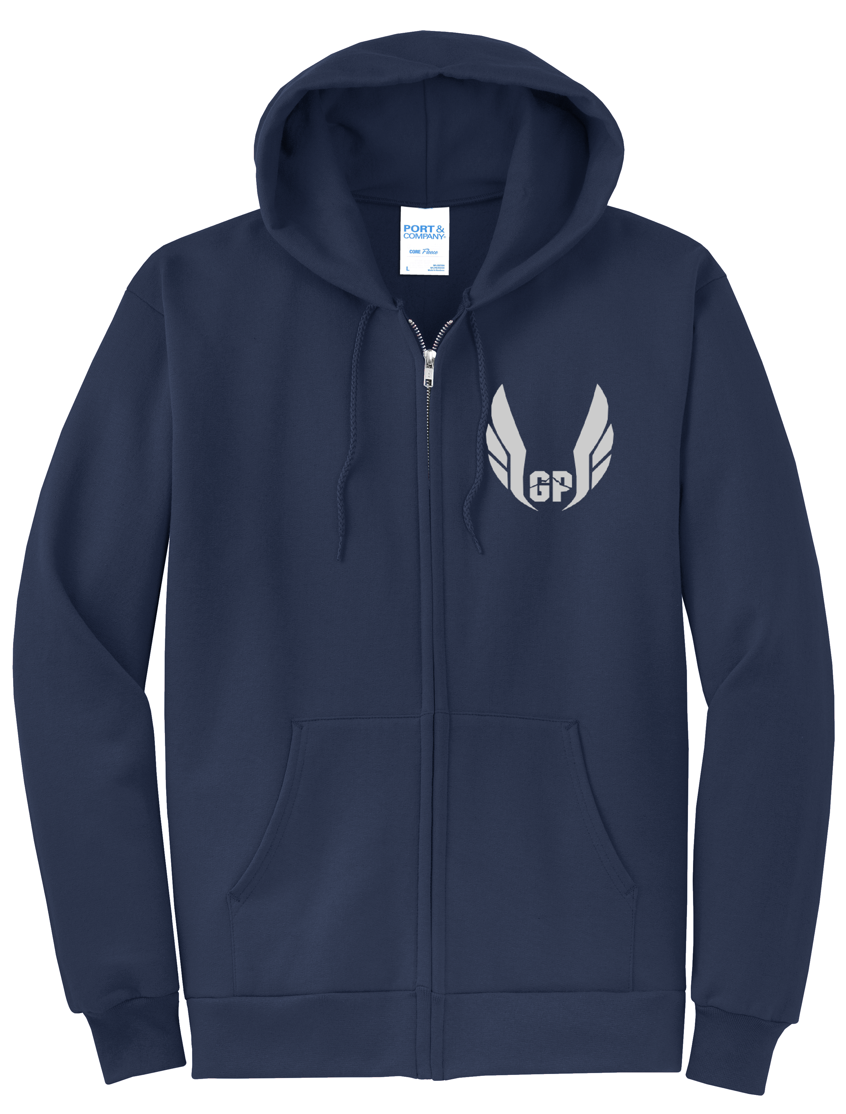 GPTF Ladies' Zippered Hoodie Sweatshirt